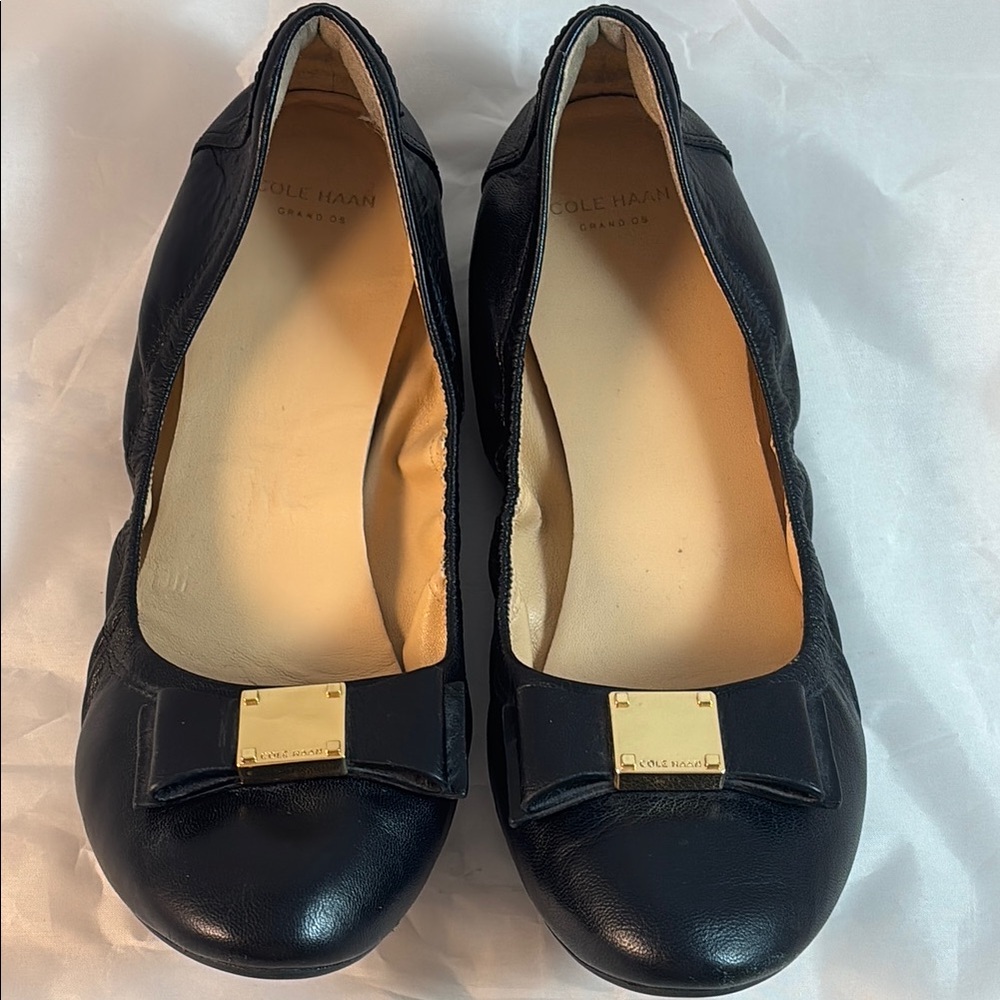 Cole Haan Women's Black Ballet Flats - Picture 2 of 10